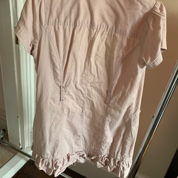 ANTILIA FEMME Cotton top with buttons - Picture 2 of 5